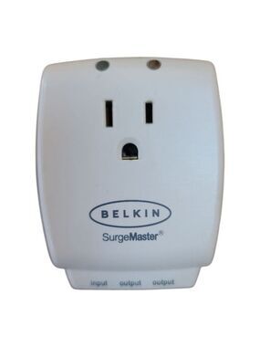 Belkin SurgeMaster 2-Outlet Surge Protector White